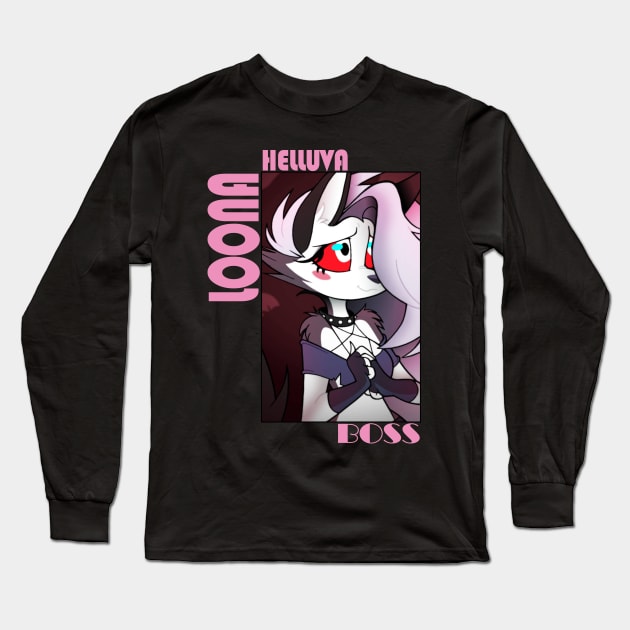 Helluva Boss Loona Long Sleeve T-Shirt by abdul rahim